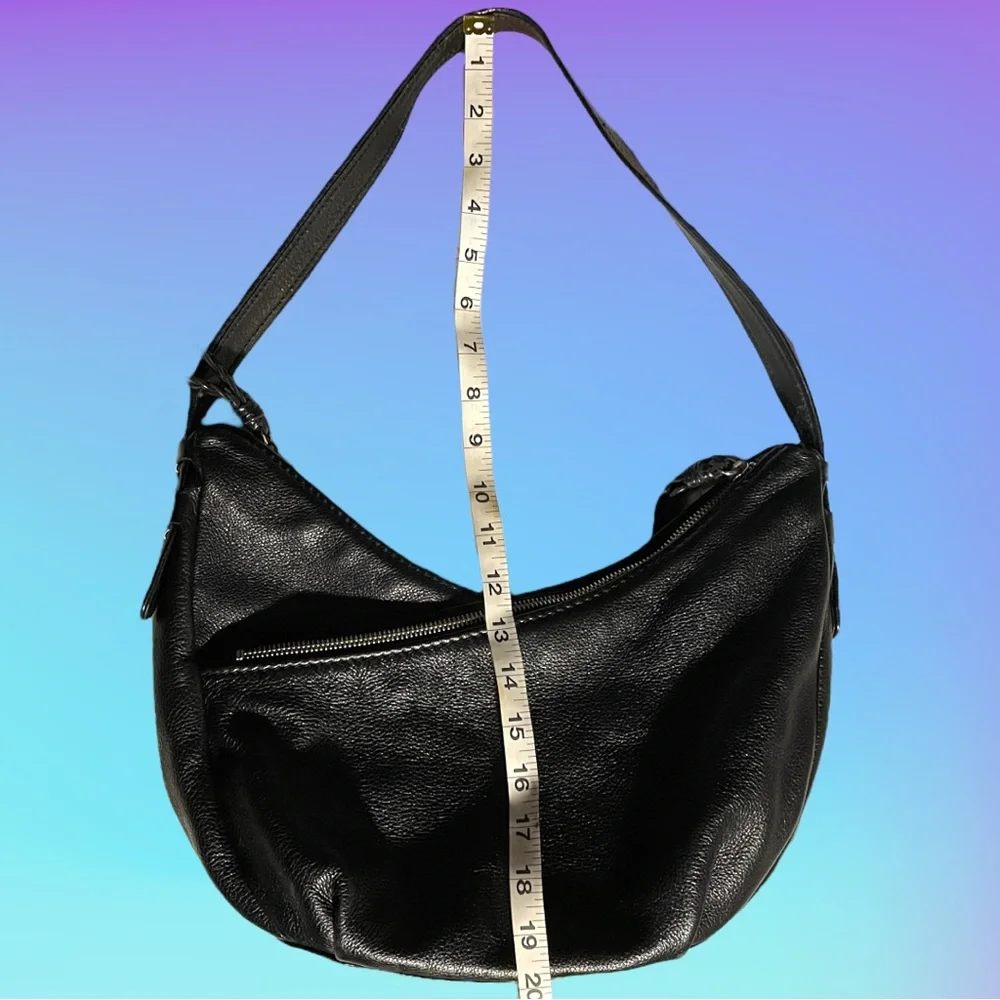 THE SAK | Black Pebbled Leather Hobo Shoulder Bag - Picture 6 of 8